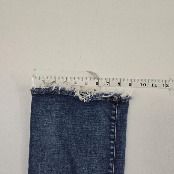 BKE Victoria universal fit mid rise bootcut jeans 28x29.5 blue denim 6299 - Picture 6 of 11